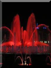 バルセロナ観光　噴水ショー